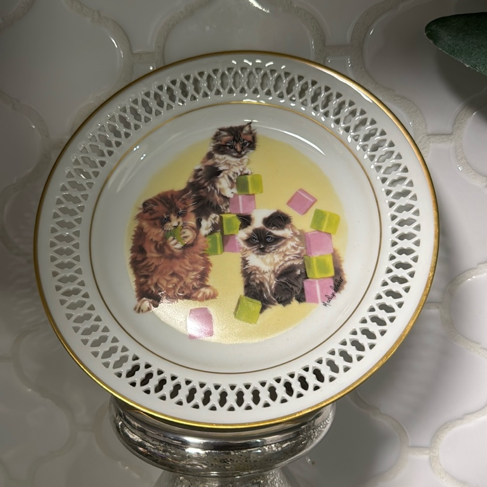 “The New Generation” decorative plate by Copenhagen Porcelain Bing and Grondahl